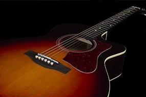 Art&Lutherie Concert Hall "Legacy" Bourbon Burst With Fishman Presys II