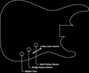 ESP KH Demonology Black w/ Graphic Kirk Hammer