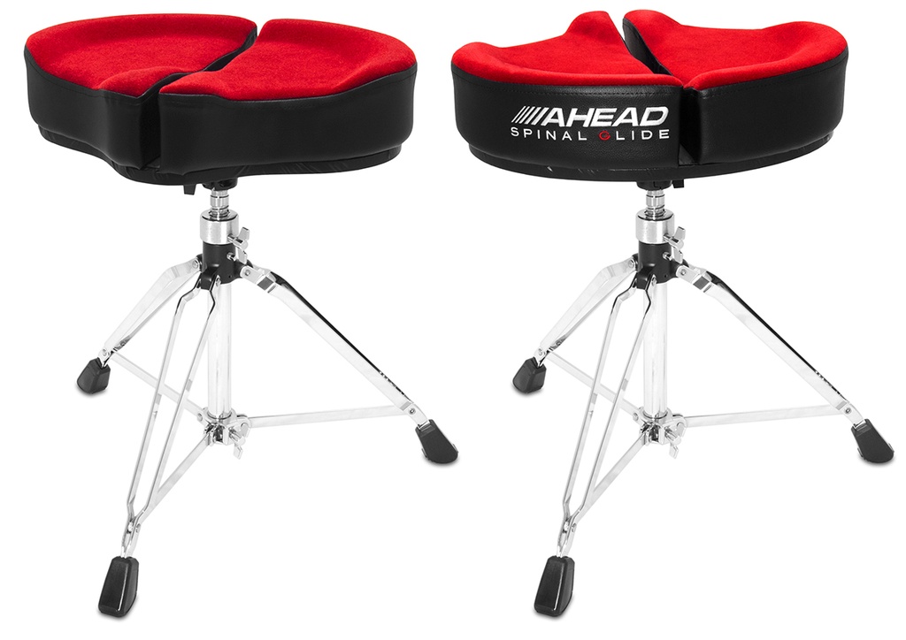 Spinal G Sgabello Batteria Rosso AHEAD