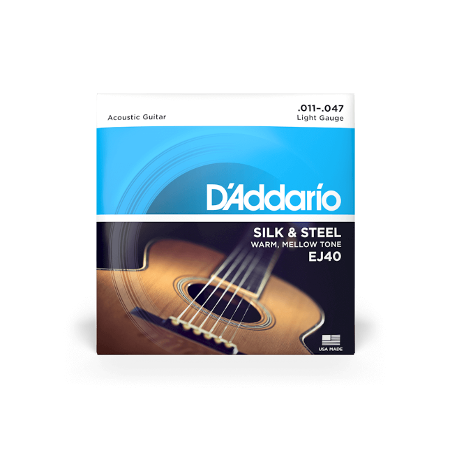 Daddario Acustica Silk&Steal 11/47
