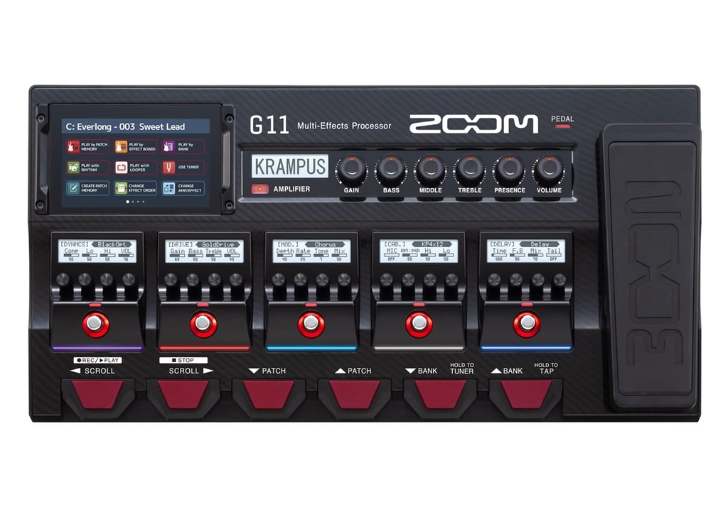 Zoom G11 Pedaliera Multieffetto 