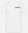Maglietta M Dimensione Musica Unisex Bianca 