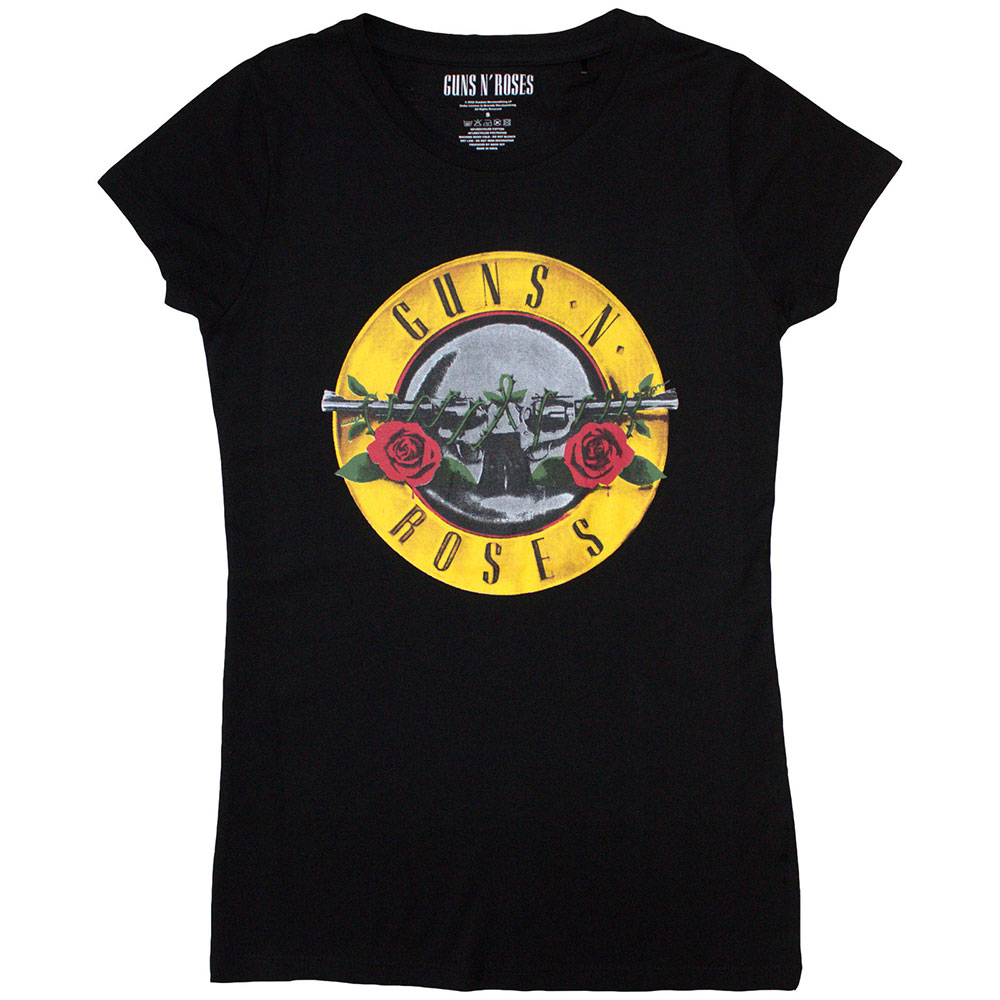 Guns N Roses M Skinny Lady Bullet Logo 