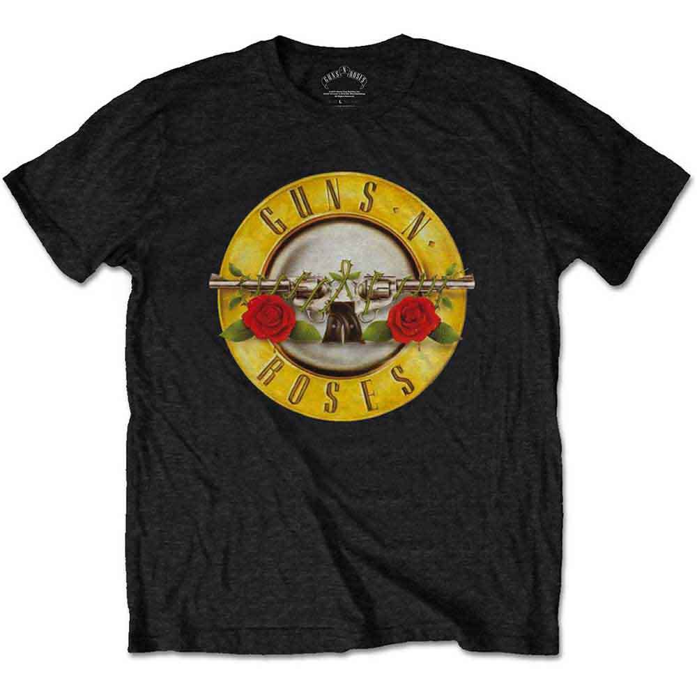 Guns N Roses M Bullet Logo Maglietta