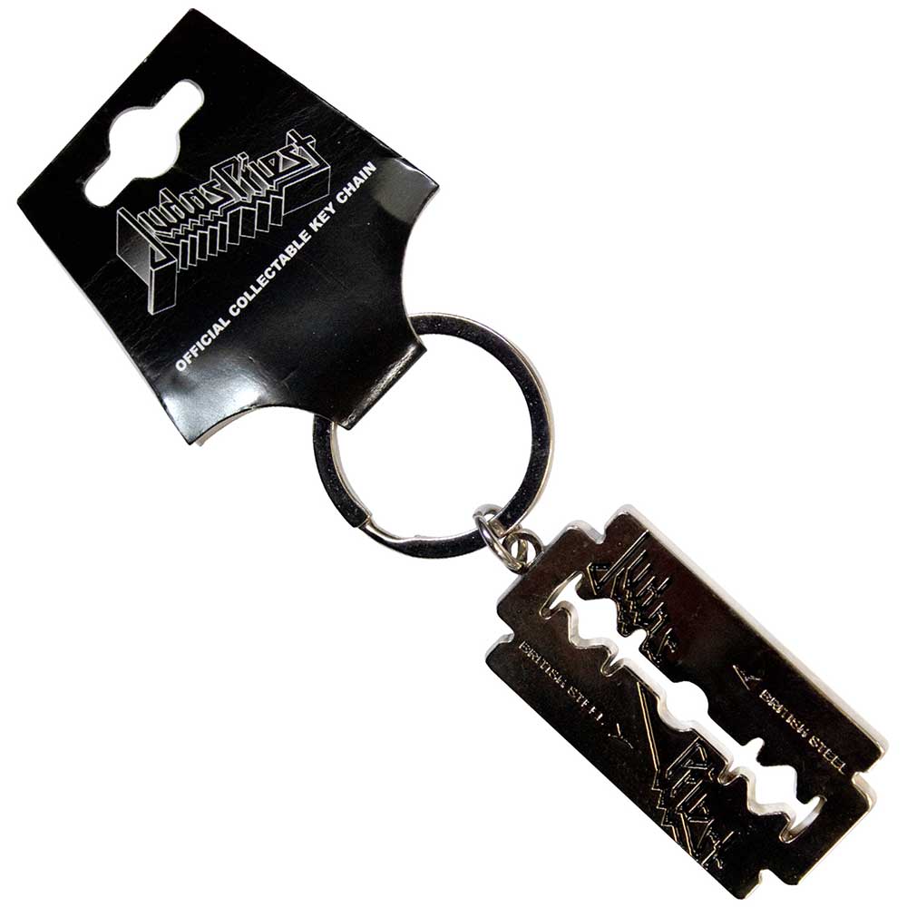 Judas Priest portachiavi: British Steel Razor Blade 