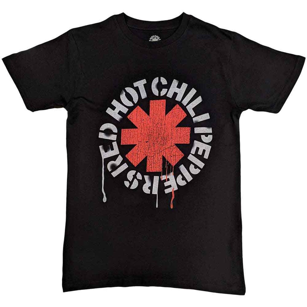 Red Hot Chili Peppers XL Stencil Maglietta 