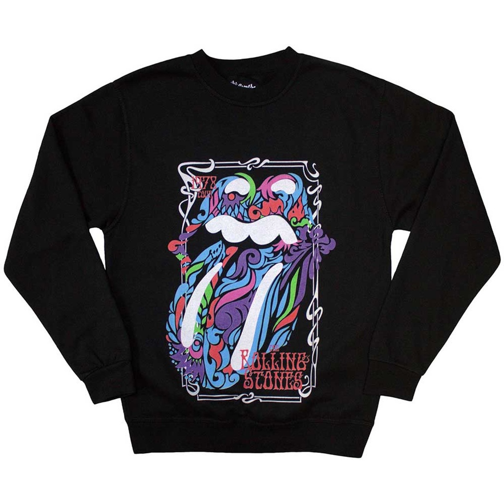 Rolling Stones M Colour Swirls Felpa 