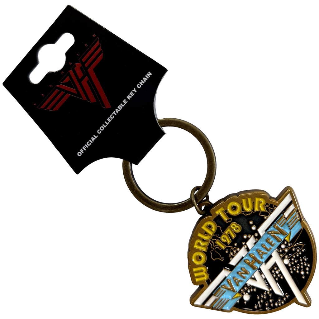Van Halen World Tour '78 Retro Logo Portachiavi 
