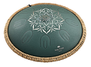 Big Tongue Drum Sonic Energy F# Minore 432Hz Green Engraved 