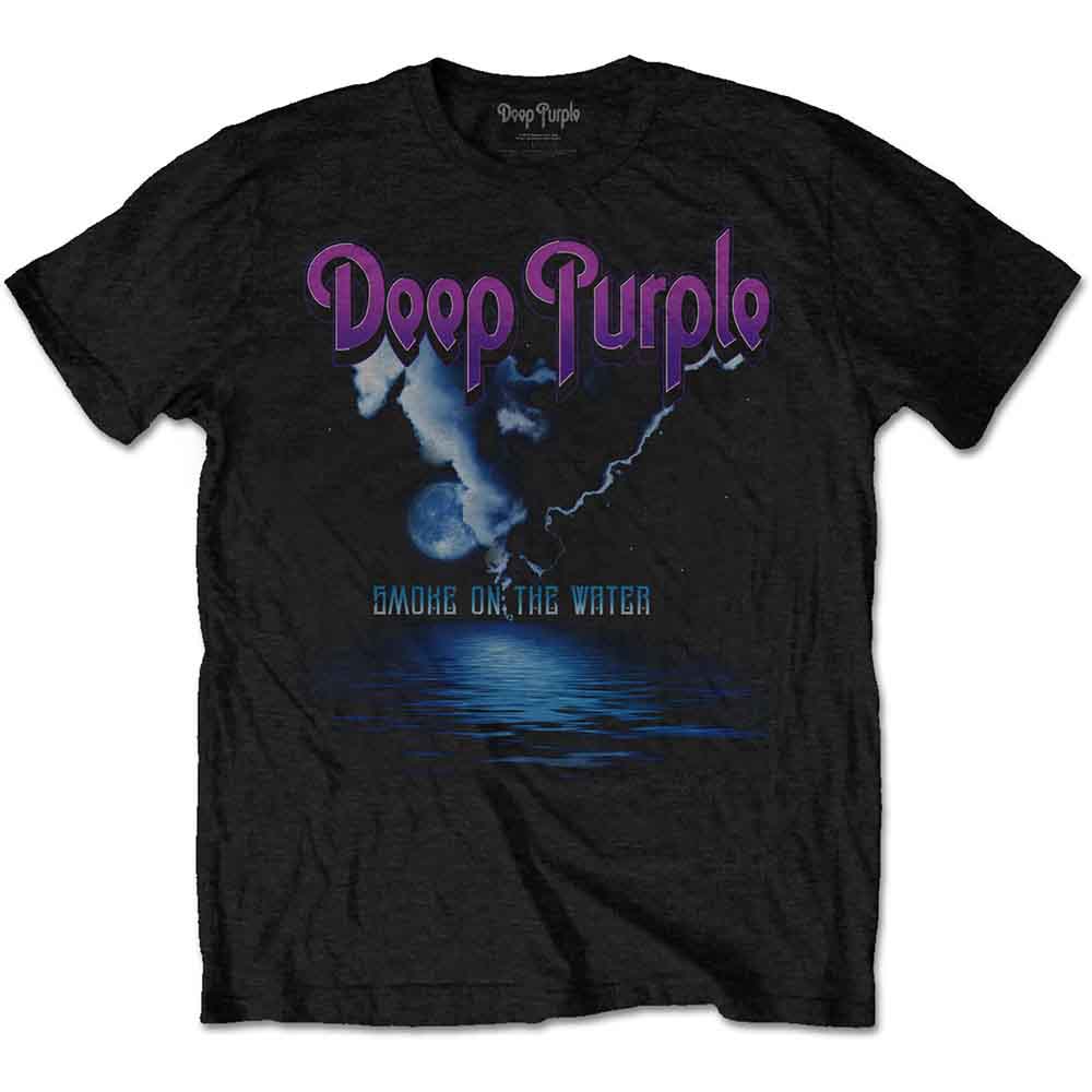 Deep Purple S Smoke On The Water Maglietta 