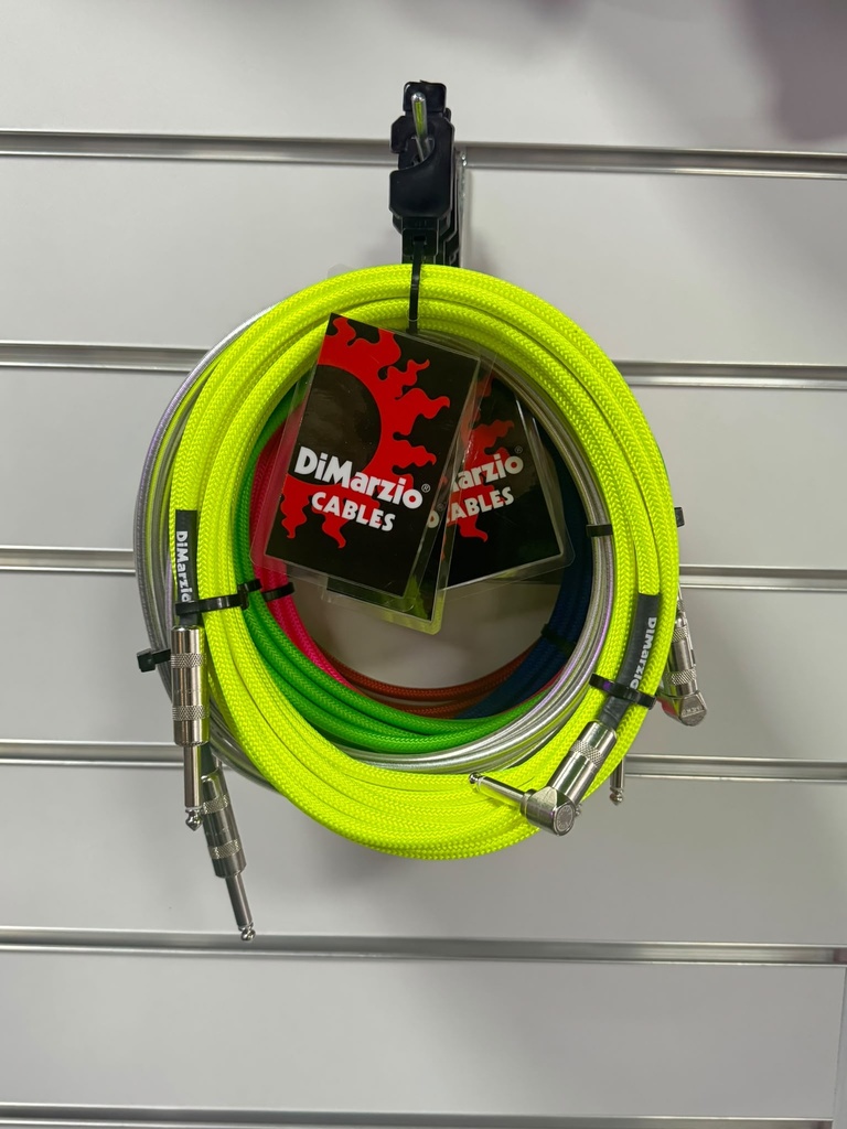 DiMarzio Cavo Jack Giallo Angolato 5.5m