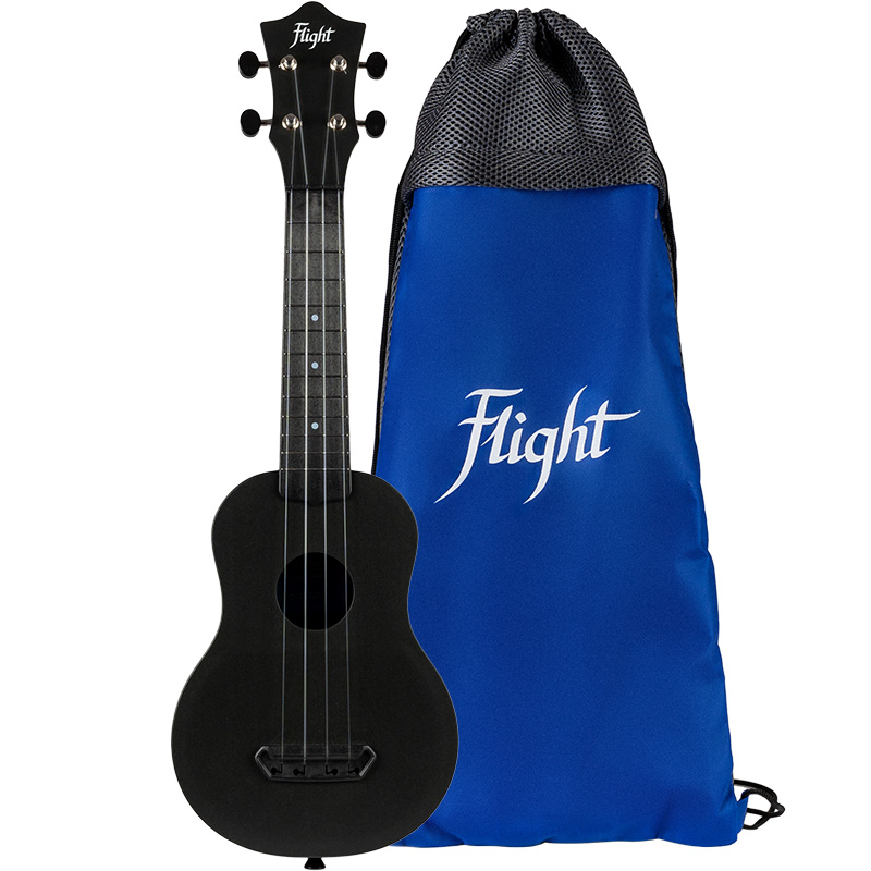 Flight Ultra Travel Ukulele Soprano Nero
