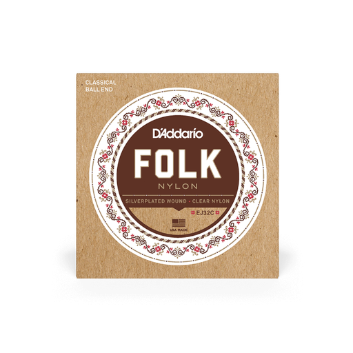 [corde folk EJ32C] Daddario Acustica Nylon ball end 