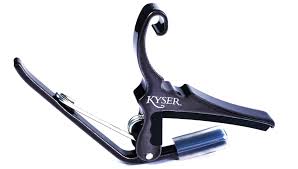 [KG6BCA] Kyser Capotasto Acoustica Nero Cromato