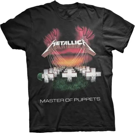 [METTS10MB02] Metallica Master of puppets european tour 86' M Maglietta