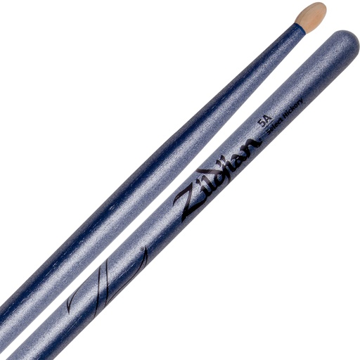 [ZIZ5ACBU] Zildjian Bacchette 5A Acorn Tip Blue Chroma