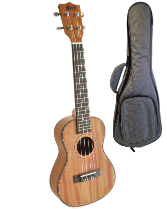 [SMTUKSMH] SMT Ukulele Soprano mogano + Deluxe Bag