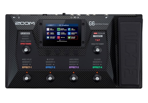 Zoom G6 pedaliera multieffetto