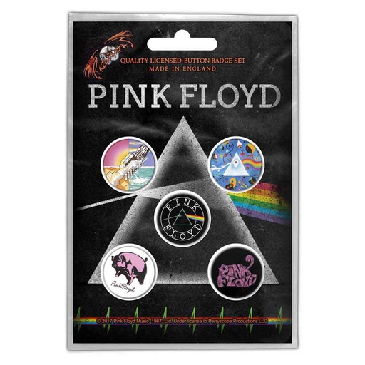 [BB007] Pink Floyd Button Badge: Prism