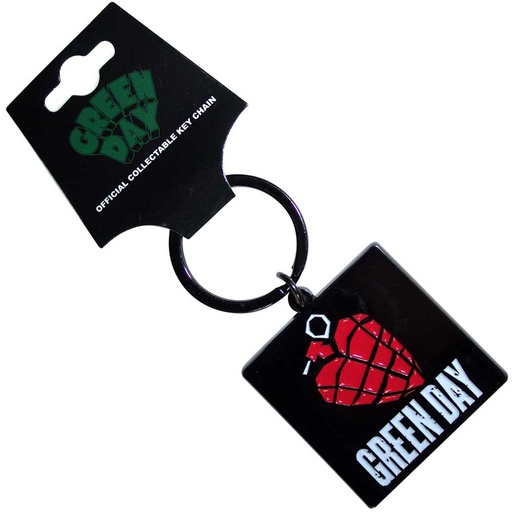 [GDKEY02] Green Day Portachiavi: Grenade Logo 