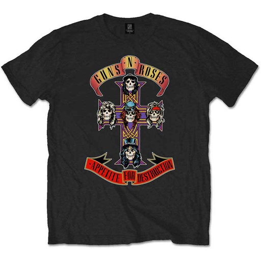 [GNR01L] Guns N Roses L Appetite For 
Destruction Maglietta 