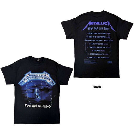 [METTS03MB05] Metallica XXL Ride The Lightning Maglietta