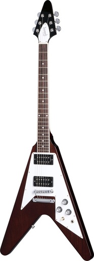[111333] Gibson Flying-V 70s Dark Walnut (Exlusive Collection) 