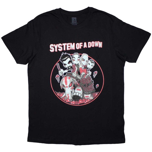 [SOADTS22MB02] System Of A Down M Mushroom People Maglietta