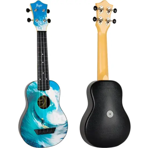 [TUS25-SURF] Flight Ukulele Soprano Surf + Borsa