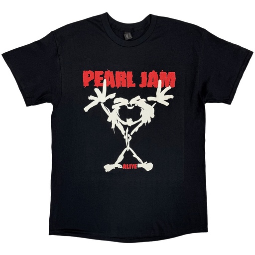 [PJTS02MB03] Pearl Jam L Stickman Maglietta