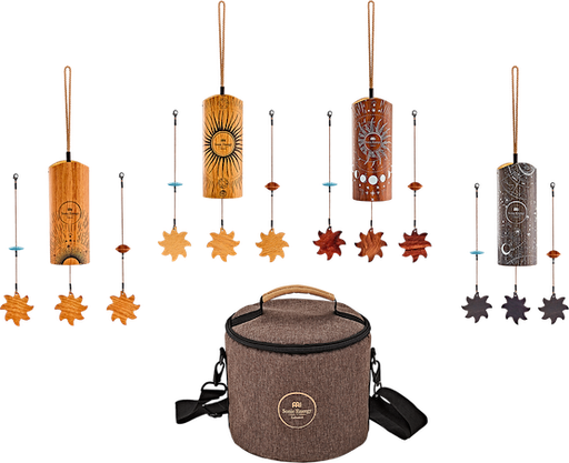 [CBCSET] 4 Pezzi Bamboo Chime Set + Borsa