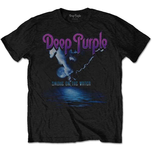 [DPTS02MB01] Deep Purple S Smoke On The Water Maglietta 