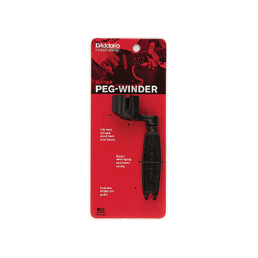 [PWPW1] Daddario Peg Winder Chitarra Nero
