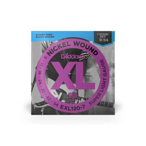 [corde EXL120-7] Daddario Elettrica 7 Corde XL 9/54 